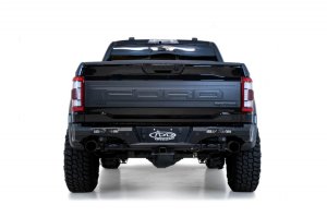 Ford F-150 Raptor Rear Bumper - Addictive Desert Designs - Phantom - Hammer Black - `21-`22 Ford F-150 Raptor Rear Bumper - Addictive Desert Designs - Phantom - Hammer Black - `21-`22